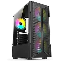 Корпус GTL Gaming "Trinity", черный, без БП, Mid Tower, ATX/Micro ATX/Mini ITX, 1xUSB 3.0/2xUSB 2.0, макс. CPU - 150 мм/