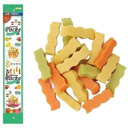 DoggyMan Wave Shaped Cheese Snack Mixed Flavor сирні палички хвиля мікс ласощі для собак 4 шт. по 20 г