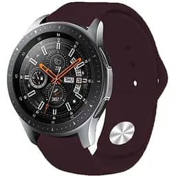 Силіконовий ремінець BeCover для Samsung Galaxy Watch 46 mm/Watch 3 45 mm/Gear S3 Classic/Gear S3 Frontier Purple-Wine (706318) - мініатюра 3