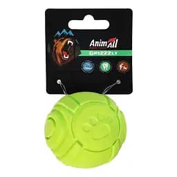 Игрушка для собак AnimAll Fun AGrizZzly Мячик с ароматом яблока зеленая