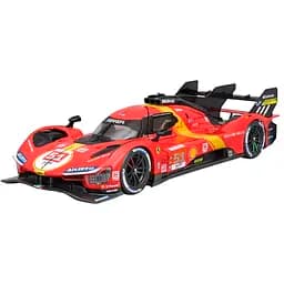 Автомодель Bburago Ferrari 499P LMH 1:24 червоно-чорна (18-26309)