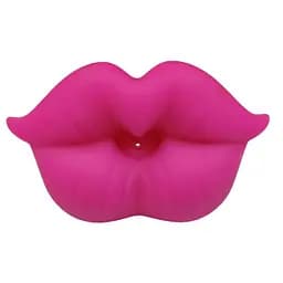 Силіконова соска пустушка ортодонтична Губки для новонароджених колір Фуксія