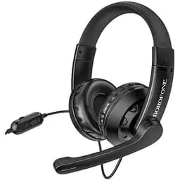 Ігрові навушники Borofone BO102 Amusement gaming чорні