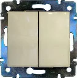 Выключатель Brille двухклавишный 774308 Валена