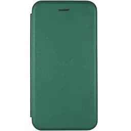 Кожаный чехол-книжка Classy для Xiaomi Redmi Note 9 / Redmi 10X Зеленый