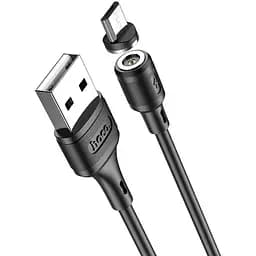 Кабель Hoco X52 Sereno magnetic charging cable for Micro Чорний