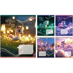 Набор тетрадей 1 сентября Unicorn A5 в линию 12 листов 25 шт. (768128)