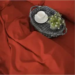 Простынь на резинке MirSon Satin Premium 0081 Terracotta 190х160 см (2200010929430)