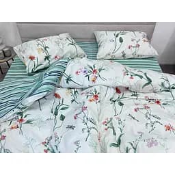 Комплект постільної білизни Ecotton Полуторний сатин (24802) - мініатюра 5