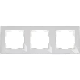 Рамка Brille тройная белая RB-3F/A wh