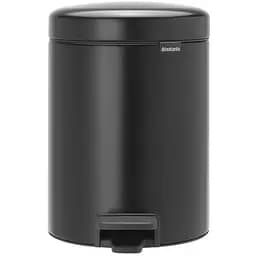 Ведро для мусора Brabantia Pedal Bin черное 5 л (112928)