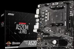 Материнська плата MSI A520M-A Pro Socket AM4 (A520M-A PRO) Б/В