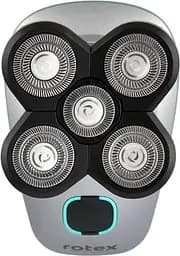 Електробритва чоловіча Rotex RHC240-5D HeadPlus акумуляторна роторна бритва для голови та обличчя з 5D плавальними головками - мініатюра 3