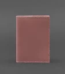 Кожаная обложка для паспорта и военного билета 1.2 розовая