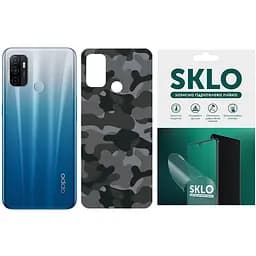 Захисна плівка SKLO Back тил Camo для Oppo Find X2 Сірий / Army Gray
