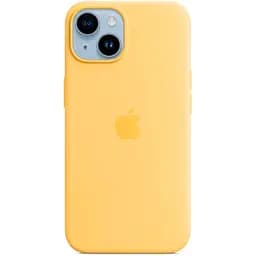 Чехол Silicone Case with MagSafe для Apple iPhone 14 Sunglow ААА [77424]