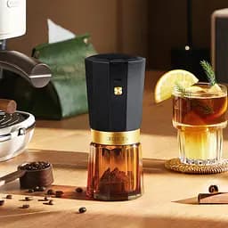 Кавомолка бездротова Circle Joy Electric Coffee Grinder (CJ-EG05) Gold - мініатюра 2