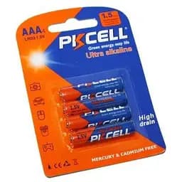 Батарейка AAA (LR03), щелочная, PKCELL Ultra, 4 шт, 1.5V, Blister (LR03-4B)