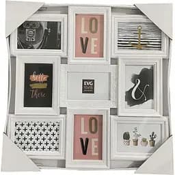 Фоторамка колаж EVG Inno White Collage 9, білий (ZB-9-5353)