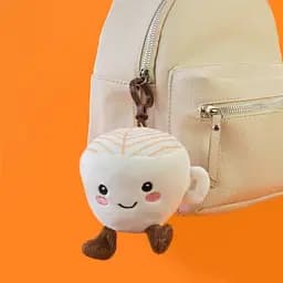 М'яка іграшка-брелок "Кава Латте" Plush and Co PLC25091, розмір 8 см - мініатюра 2
