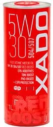 Моторна олива XADO Atomic 5W-30 Synthetic 504 / 507 RED Boost 1 л