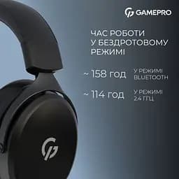 Навушники GamePro Asgard Skadi Wireless Black (HSW191B) - мініатюра 6