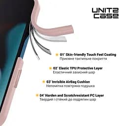 Чехол для Apple iPhone 16e/17e, UNIT2, розовый, ударопрочный, прозрачный противоударный чехол-накладка из TPU и поликарбоната (PC), с защитными бортиками, защита всего корпуса от ударов и царапин, ArmorStandart (ARM83853) - мініатюра 3