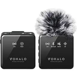 Бездротовий мікрофон Lavalier для iPhone, Android та ПК, міні-мікрофон Bluetooth з клапаном та затискачем для шумоподавлення