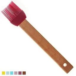 Пензлик силікон бамбукова ручка 20.5cm HH-042B