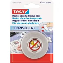 Лента монтажная Tesa сверхтонкая неведомка прозрачная 10 м х 12 мм