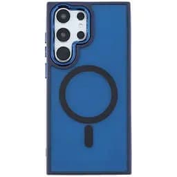 Чехол TPU Space Magnetic Color with Magsafe Samsung Galaxy S23 Ultra 5G Dark Blue (35377_3345921)