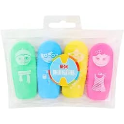 Набор маркеров Offtop Мини неоновые 4 цвета (849898)