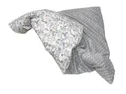 Плед з плюшем Moontime 100x80 см "Бегемотики"