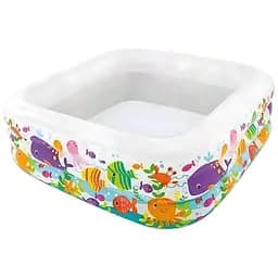 Басейн надувний дитячий Intex 57471 NP Акваріум 159х159x50 см об'єм 344 л від 3 років