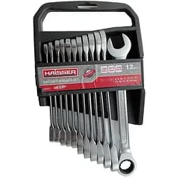 Набор ключей Haisser комбинированные с трещоткой 12 шт. (127400)