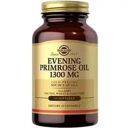 Жирні кислоти Solgar Evening Primrose Oil 1300 мг 60 капсул