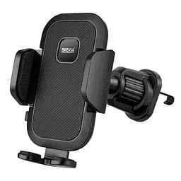 Тримач телефону автомобільний Brevia AirVent Pro MultyHold на дефлектор, для 4.7-6.8', ширина до 100мм, чорний(48810)