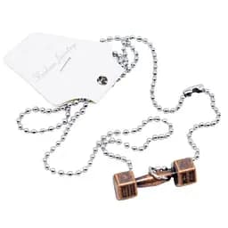 Подвеска на цепочке "Медная гиря" ZK1025, в пакете