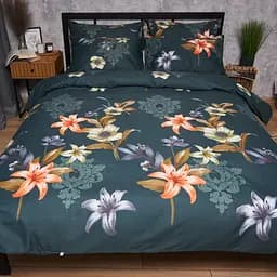 Підковдра Moon&Star Мікросатин Premium Floral Nocturne King Size 220x240 см - мініатюра 2