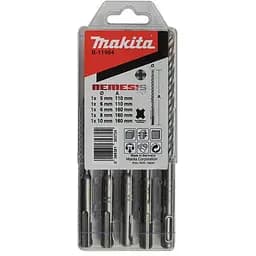 Набір свердел по бетону Makita SDS-Plus 5-10 мм 5 шт B-11994
