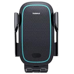 Автотримач з БЗП Baseus Milky Way Pro Wireless Charging Electric Car Mount 15W (C40357000111-0) Cluster Black - мініатюра 2