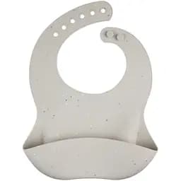  Слинявчик силіконовий Canpol Babies з кишенькою (51/029_grey)