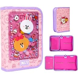 Пенал твердий Yes з клапаном HP-03 Line Friends Always Together (533731) - мініатюра 2