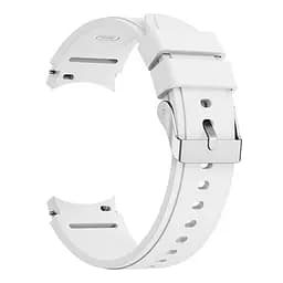 Силіконовий ремінець Galaxy Classic Watchbands для Samsung Galaxy Watch 4 44mm - білий розмір L ширина кріплення 20мм (WB00S4GALAXYCLASSIC6444) - мініатюра 2