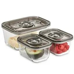 Набір скляних контейнерів для вакуумного пакувальника Caso VacuBoxx Eco-Set 1177С - мініатюра 5