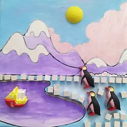 Комплект картин з гіпсовими фігурками для дітей Riviera Blanca Дитяча кімната №2 (ITR-027) 3 шт в наборі