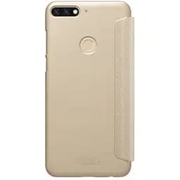 Чохол-книжка Nillkin Sparkle Leather Case HuAwei Y7 Prime 2018/Enjoy 8 Gold - мініатюра 4