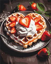 Картина за номерами на підрамнику Brushme Солодкий десерт