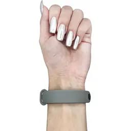 Силіконовий ремінець BeCover для Xiaomi Mi Smart Band 9 Light Gray (711961) - мініатюра 4