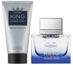 Набор Antonio Banderas King of Seduction 50 мл туалетная вода, 75 мл бальзам после бритья